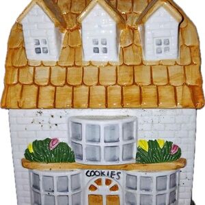 Charming Cottage Cookie Jar